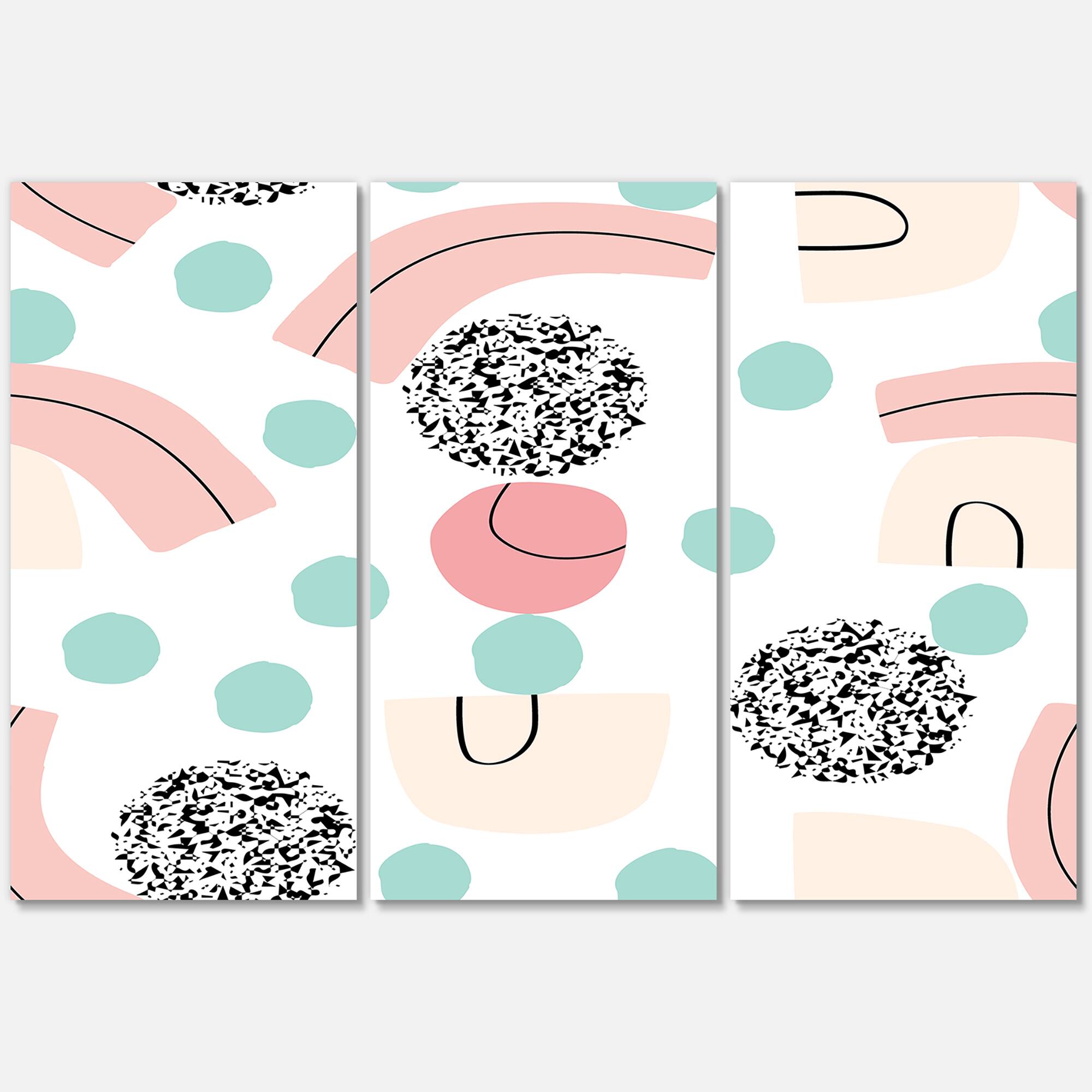 Designart - Organic and Elements In Pastel Tones
